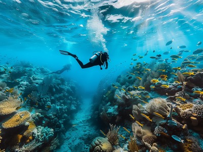 >Scuba Diving in St. Maarten