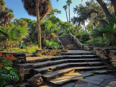 Sunken Gardens in St. Petersburg